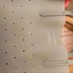 Eddie Borgo Neiman Marcus laser  cut silicone tote bag